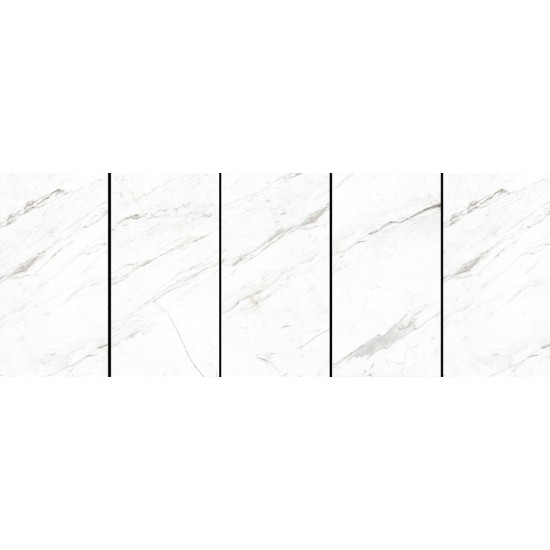 Πλακάκι Haya White 60Χ120 Λευκό Τύπου Μαρμάρου Γυαλιστερό Rettificato